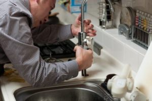 plumber at work